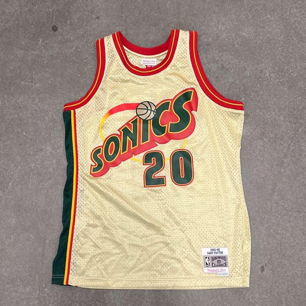 Gary Payton 1995-1996 Seattle Sonics Jersey